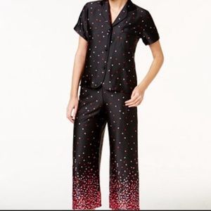 Kate Spade Charmeuse Heart Confetti Pajama Set